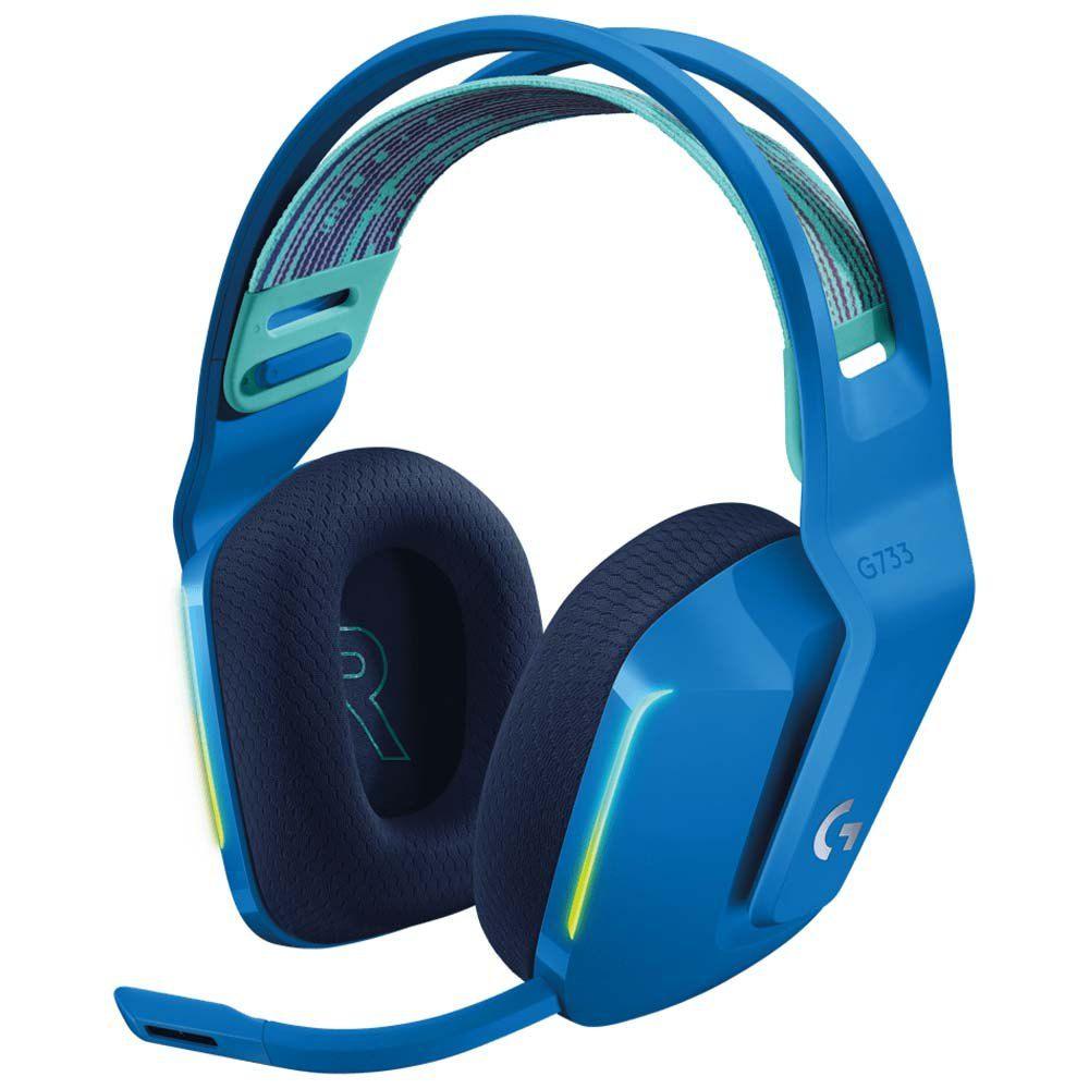 Audífonos Gamer Inalámbricos G733 Con Micrófono Azul-0