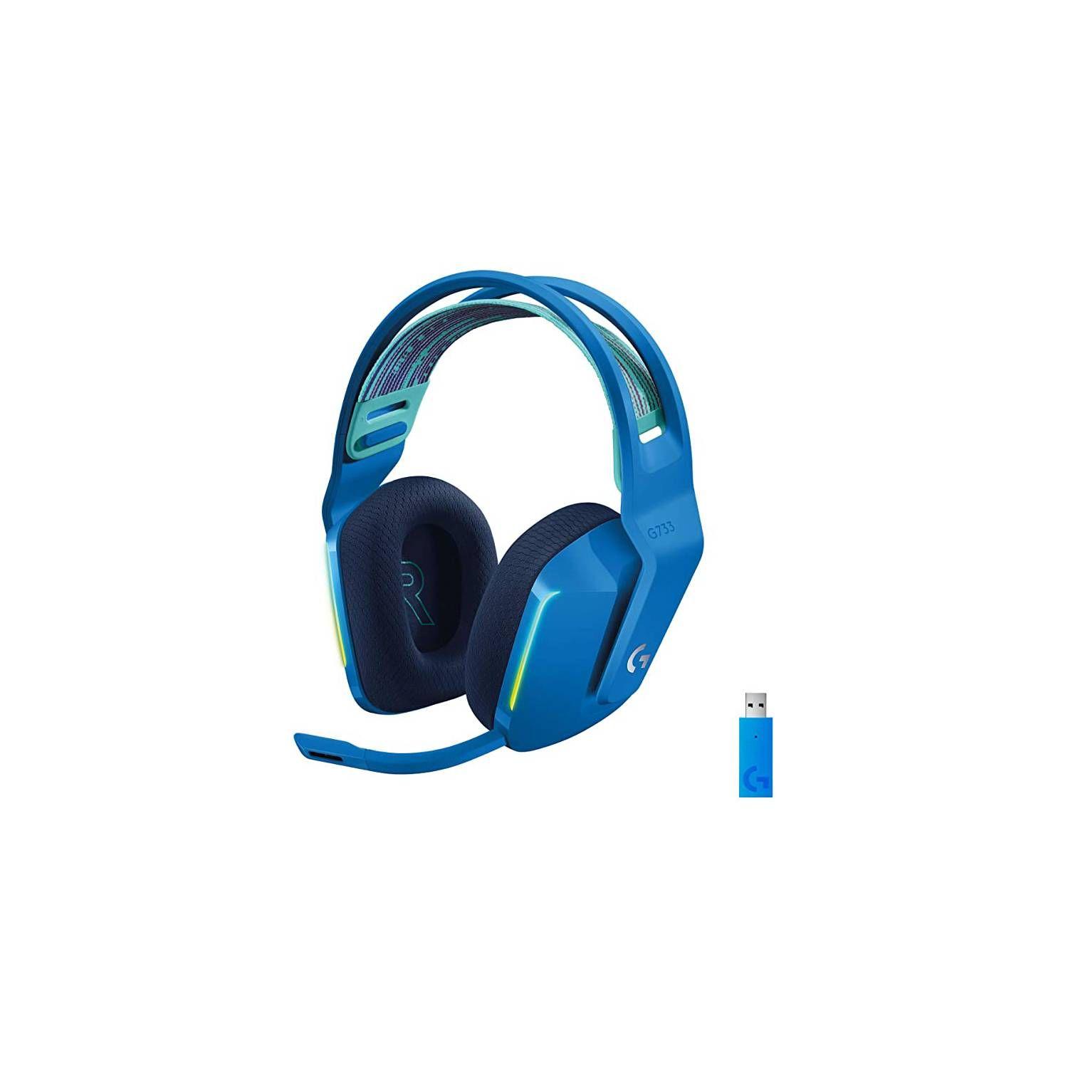 Audífonos Gamer Inalámbricos G733 Con Micrófono Azul-3