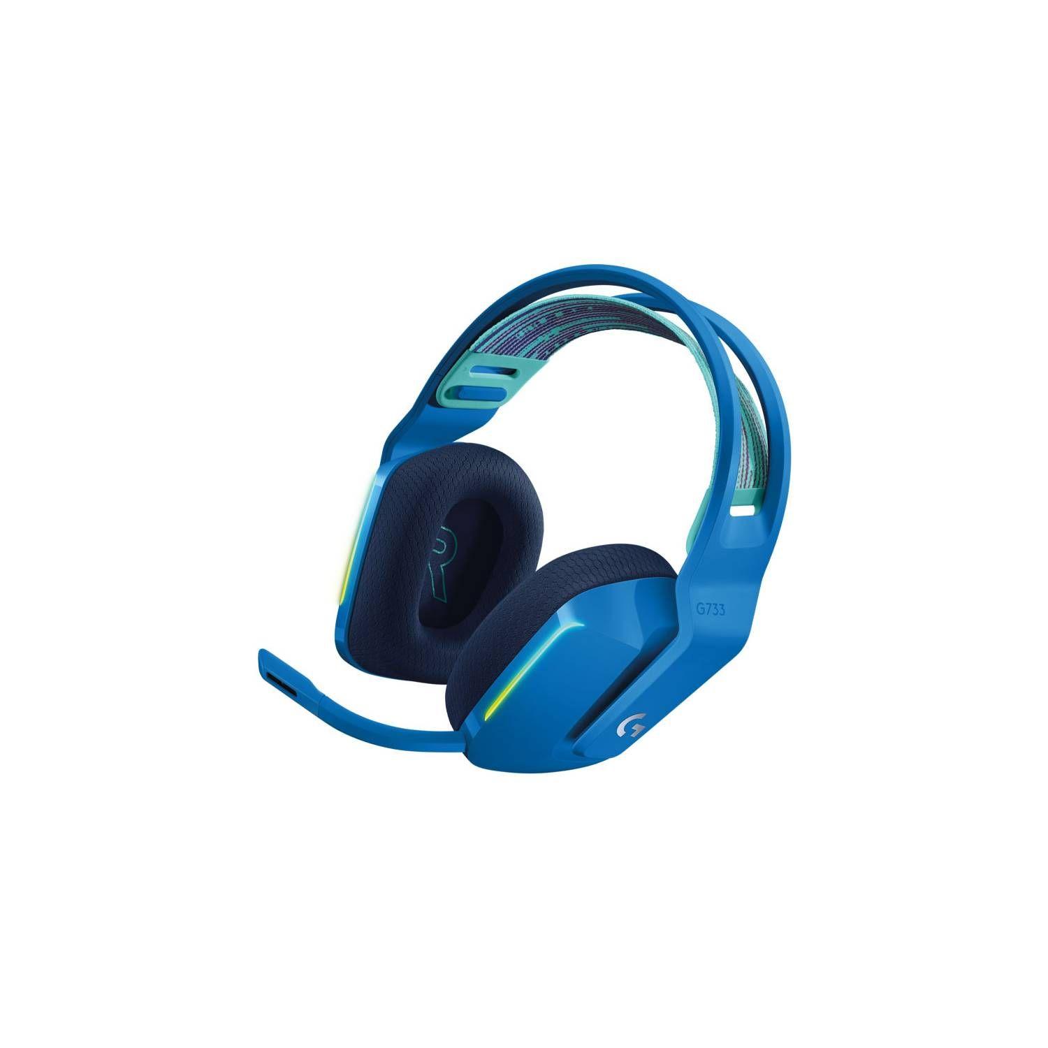 Audífonos Gamer Inalámbricos G733 Con Micrófono Azul-4