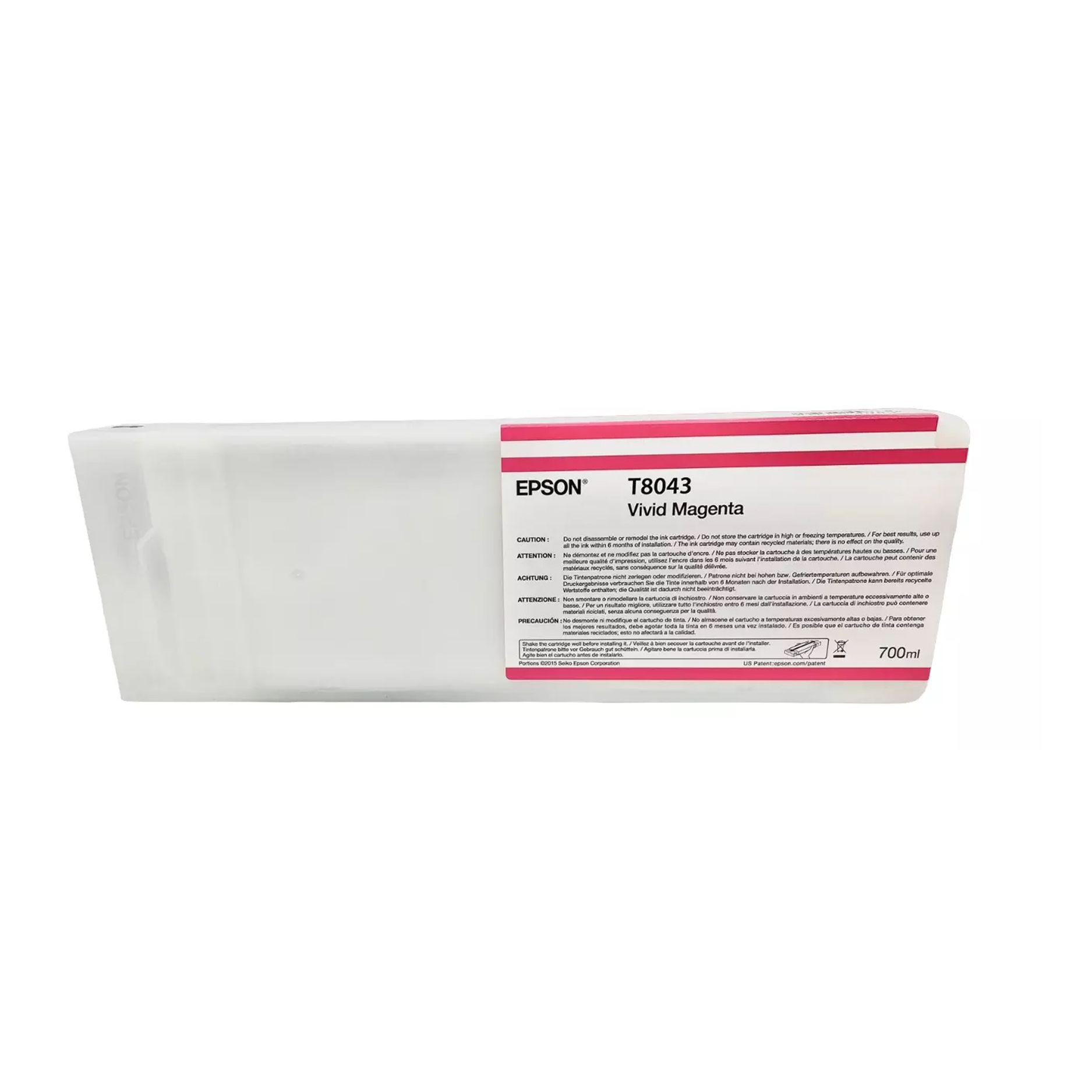TINTA EPSON VIVID LIGHT MAGENTA ULTRACHROME HDX/HD 700ML-0
