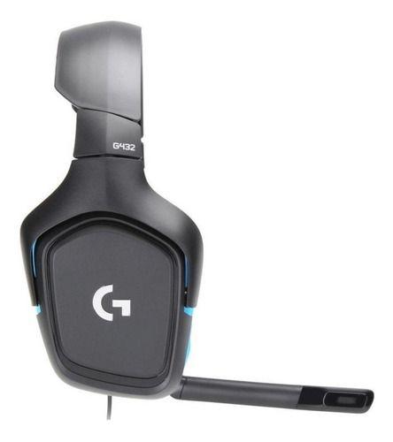 Audifonos Gamer Logitech G432 Con Microfono Negro-2