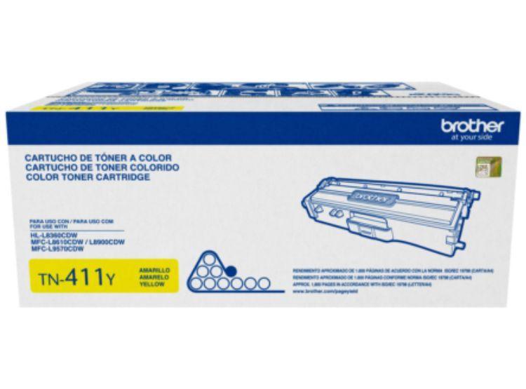 Pack de toner TN-411 Negro, Cyan, Magenta y Amarillo-1