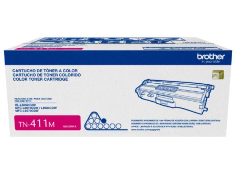 Pack de toner TN-411 Negro, Cyan, Magenta y Amarillo-2
