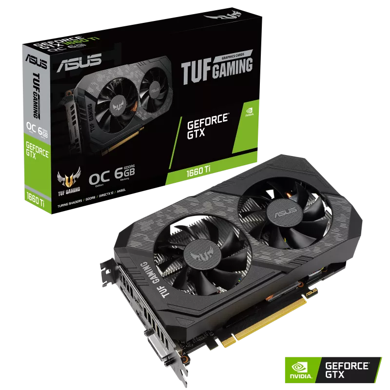 Tarjeta de Video GeForce GTX Tuf Gaming OC 6GB 1660 Ti-0