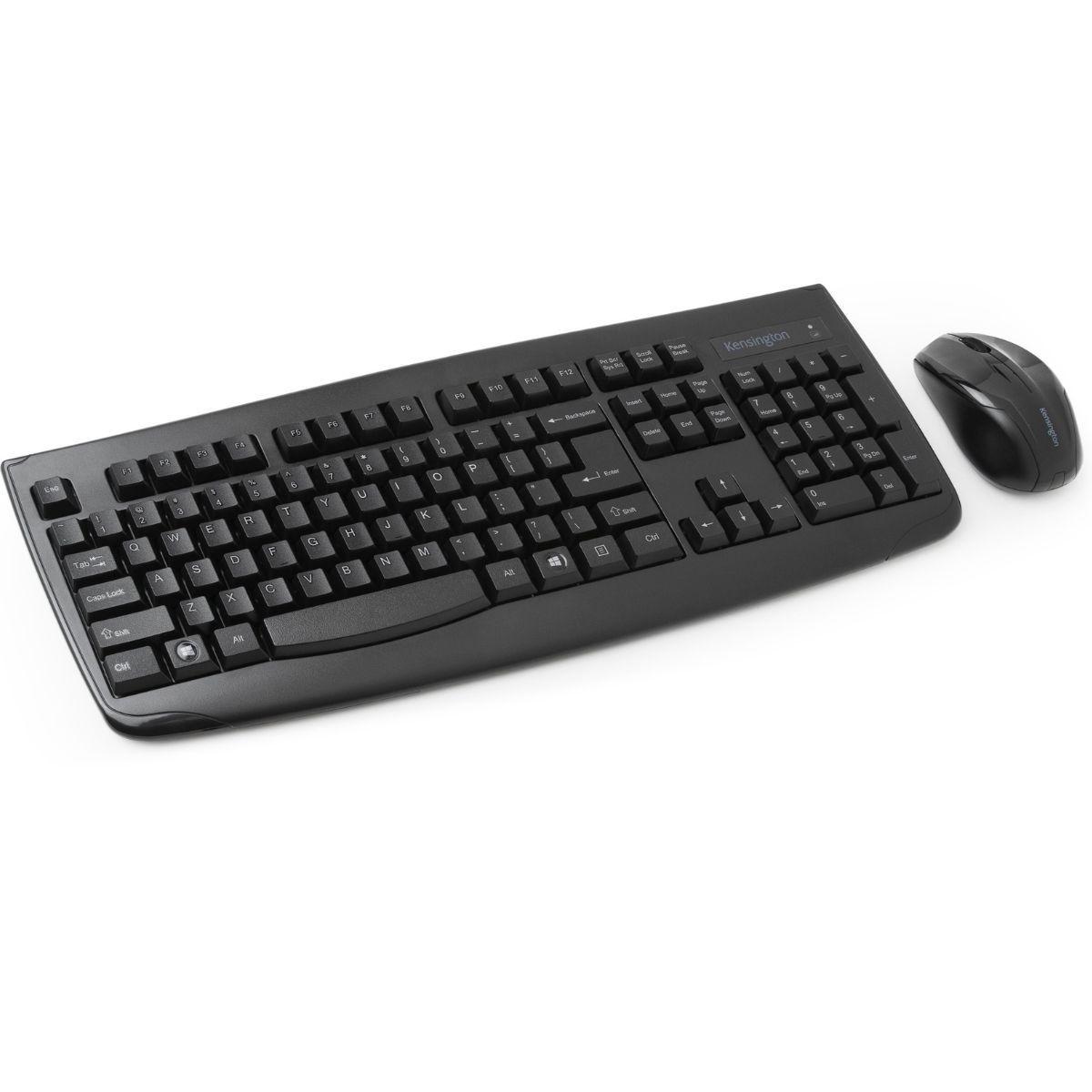 Teclado Y Mouse Kensington Set Pro Fit Inalámbrico Negro-0