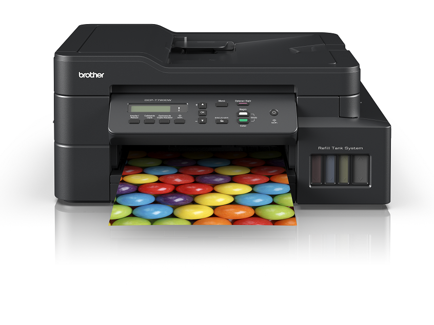 Impresora Multifuncional Wifi Brother Dcp T720 - Tintas Incl-0