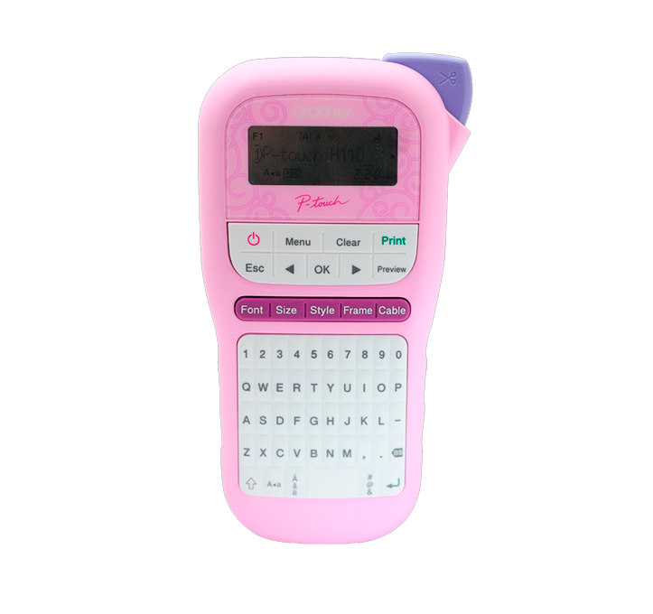 Rotuladora Portátil Brother PT-H110PK Rosa-0