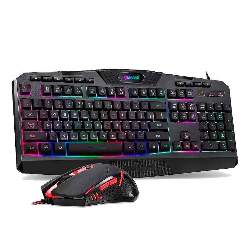Teclado Redragon Harpe + Mouse Centrophorus S101-3-1