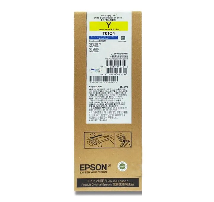 Tinta Epson T01C4 Amarillo impresoras WorkForce Pro C579R-2