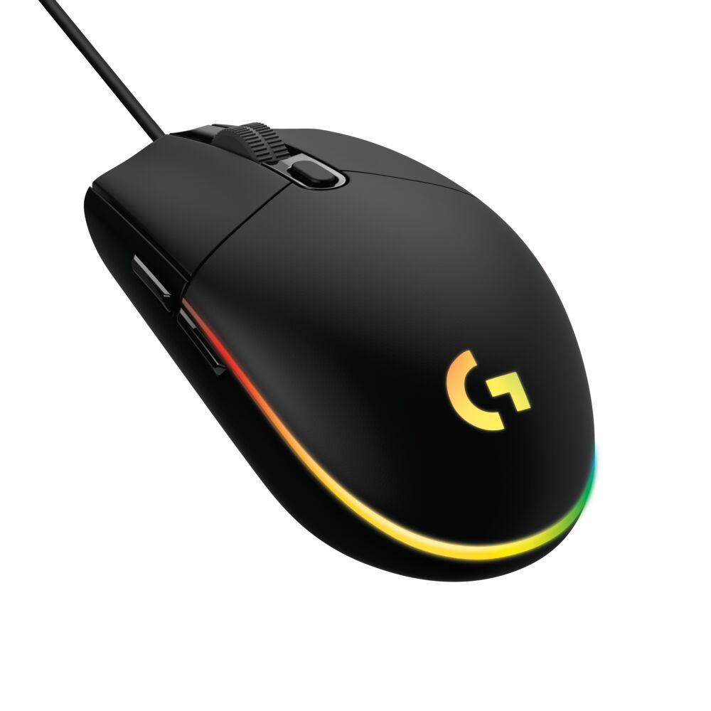 Mouse Gamer G203 RGB Lightsync USB Negro-1