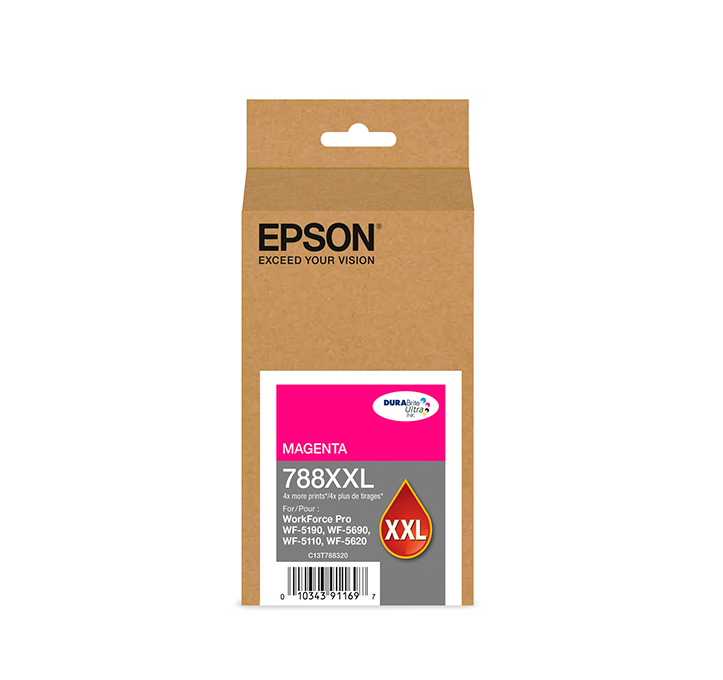 Pack Completo de Tintas Epson T788XXL WF5190 WF5690-3