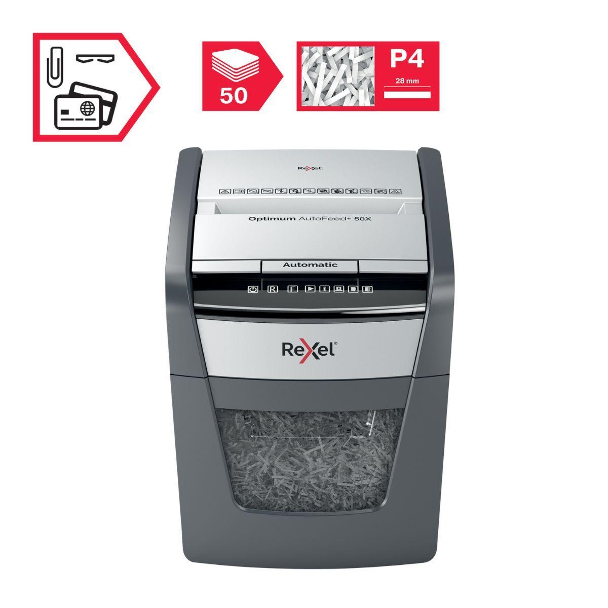 TRITURADORA REXEL AUTOFEED 50X P4-3