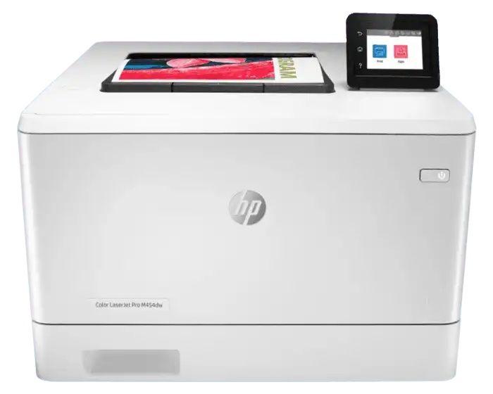 Impresora Simple Función Laserjet Pro M454dw  Wifi Blanca-0
