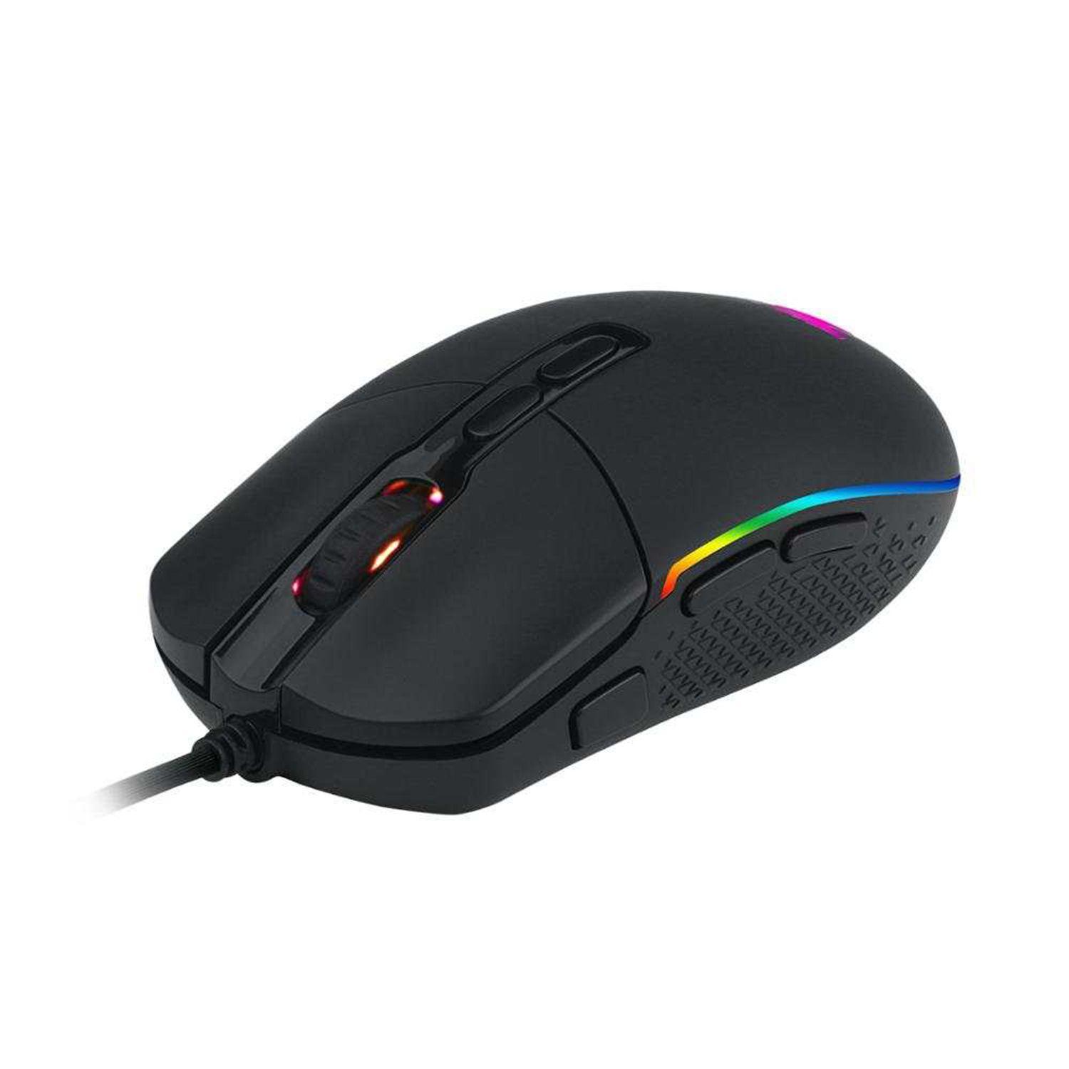 Mouse Gamer Invader M719-RGB Negro-2