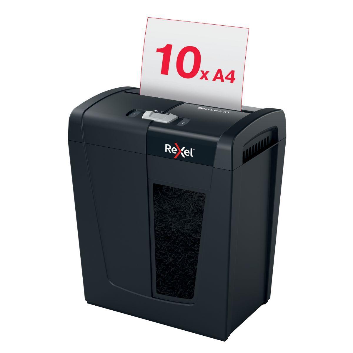 Trituradora De Papel Rexel Secure X10 Challa 14 Litros-2
