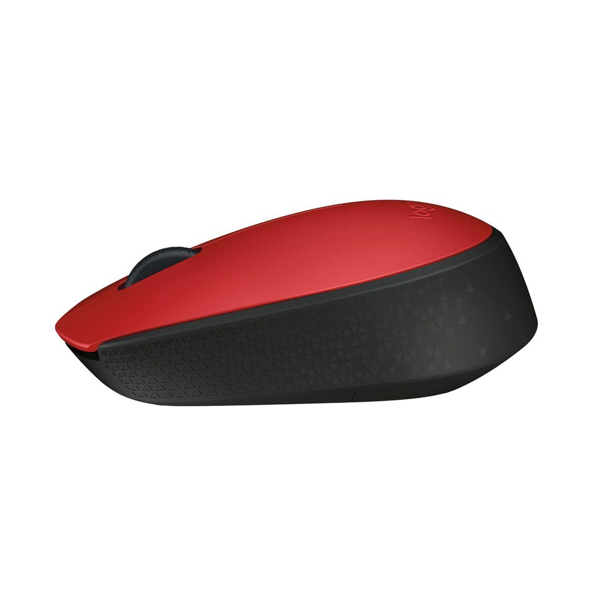 MOUSE LOGITECH M170 COLOR RED CLAMSHELL-1