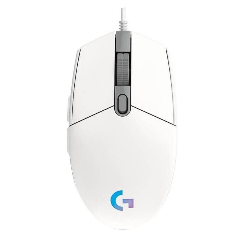 Mouse Gamer G203 Blanco-0