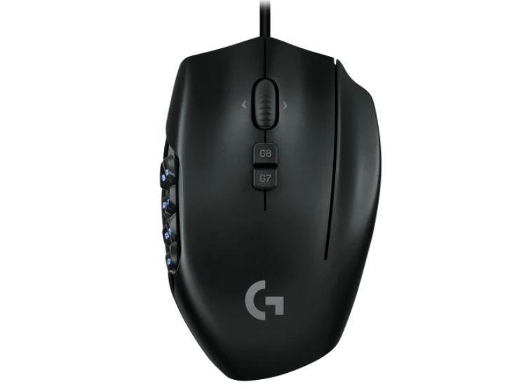 Mouse Gamer G600 USB Negro para juegos MMO-0