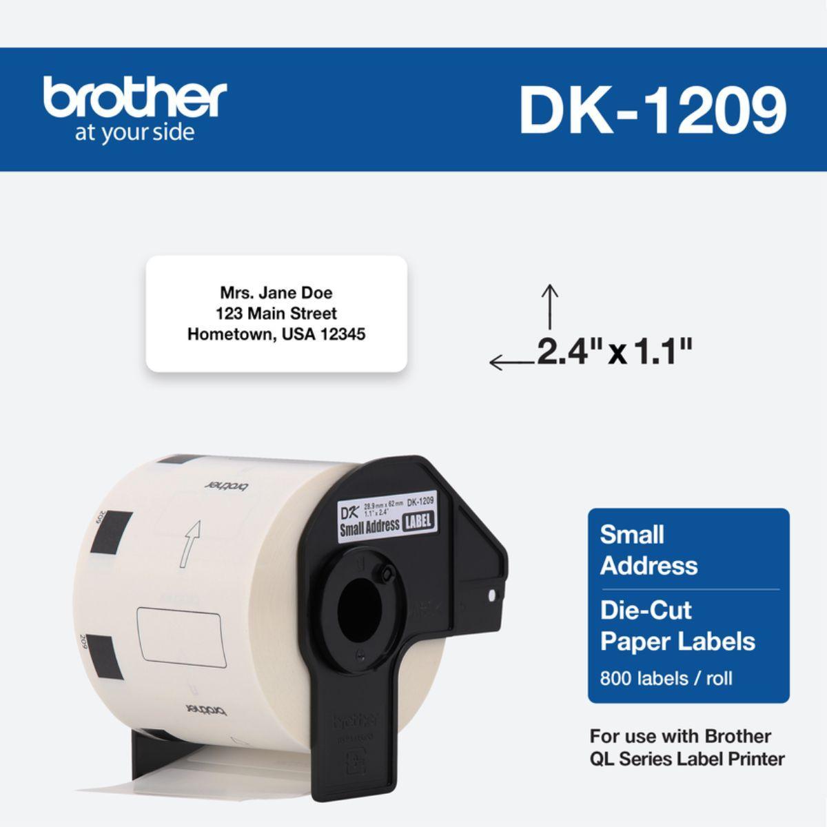 ETIQUETA BROTHER 800 ETIQUETAS DE 28,9x62-2
