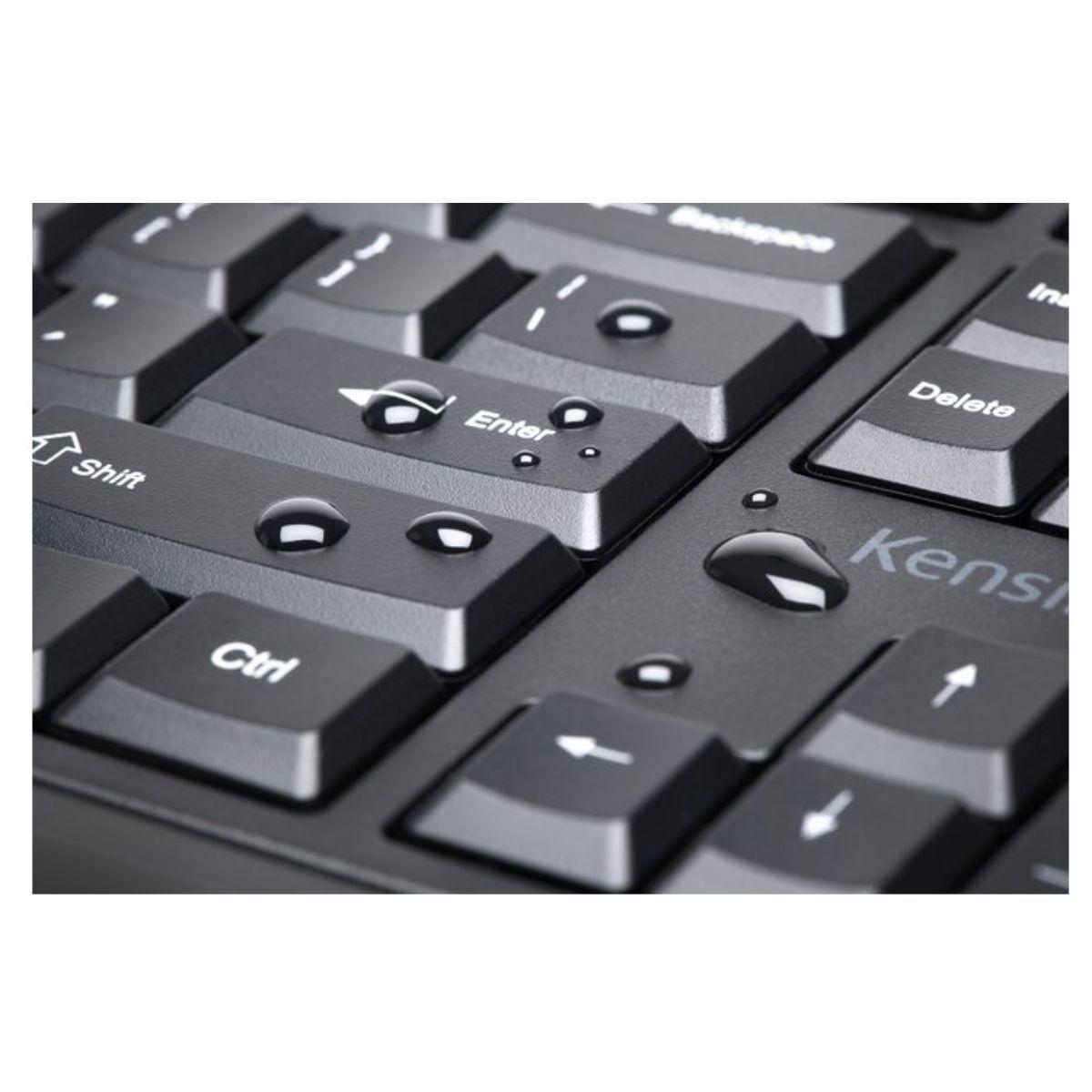 Teclado Kensington Wireles Profit Low Inalámbrico Negro-3