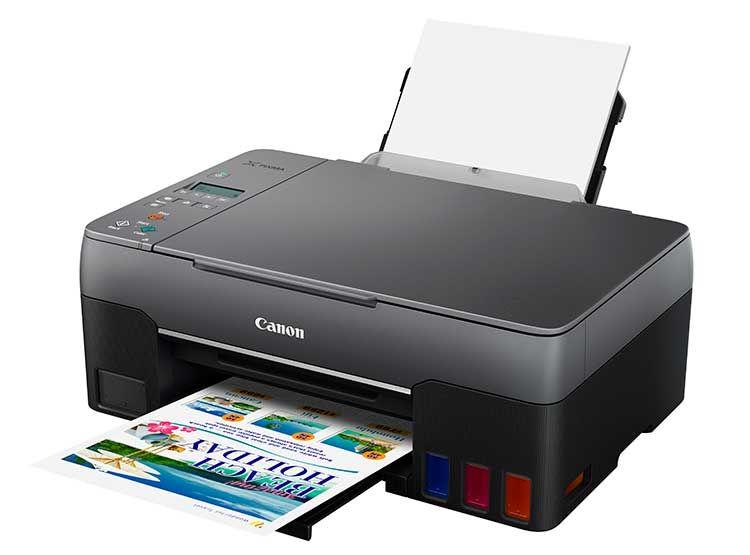 Impresora A Color Multifunción Canon Pixma G2110 Negra 220v-1