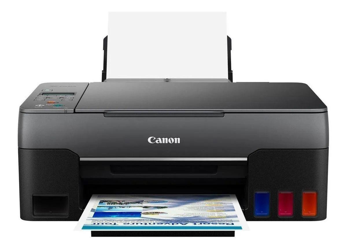 Impresora A Color Multifunción Canon Pixma G2110 Negra 220v-2