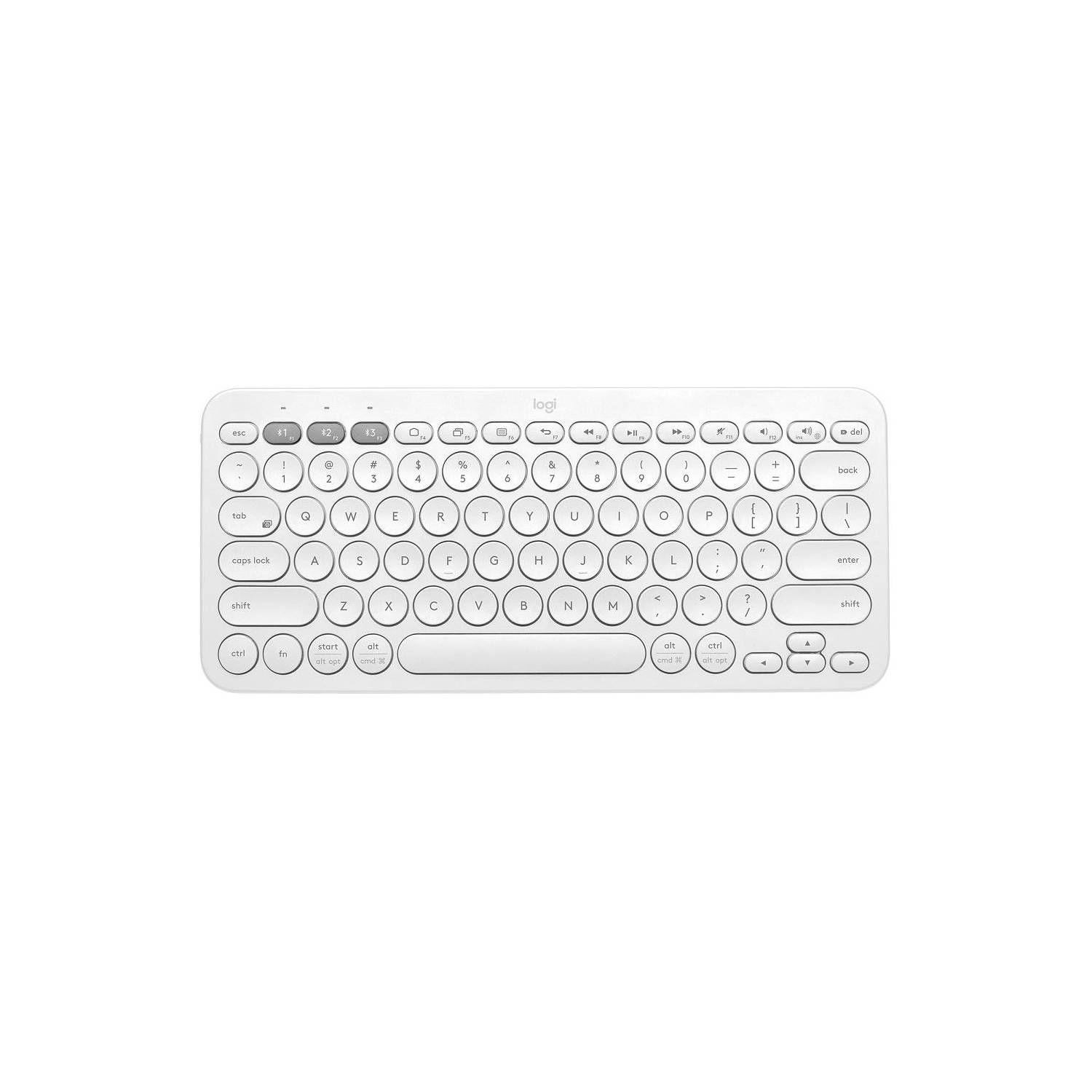 Teclado Multi-Device K380 Bluetooth Blanco-0