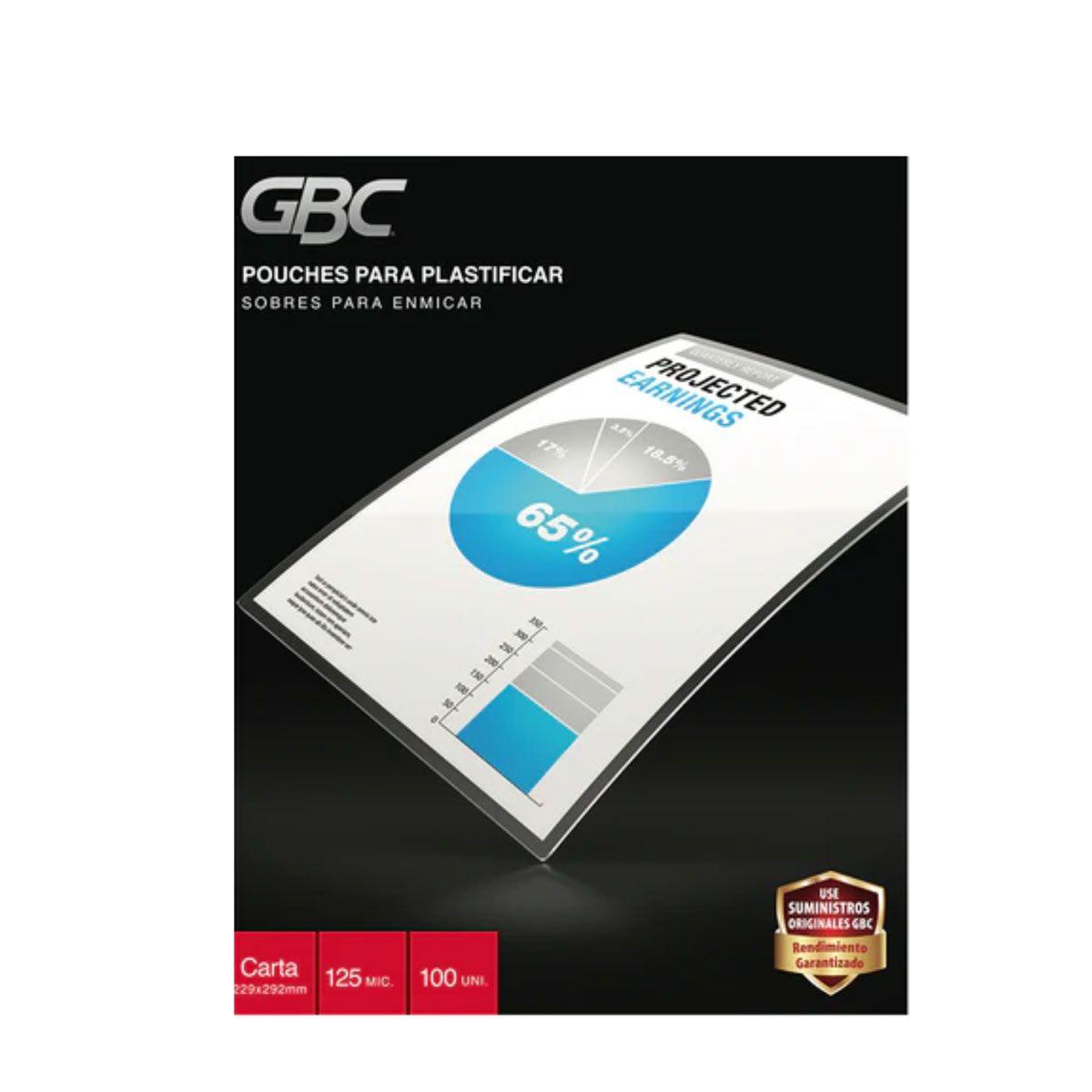 CAJA POUCHE GBC CARTA5 229X292MM 100UNI-3