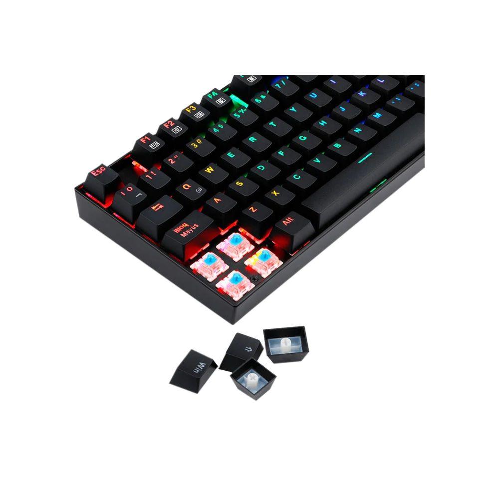 Teclado Gamer Mitra K551-RGB Negro Español Alámbrico-5