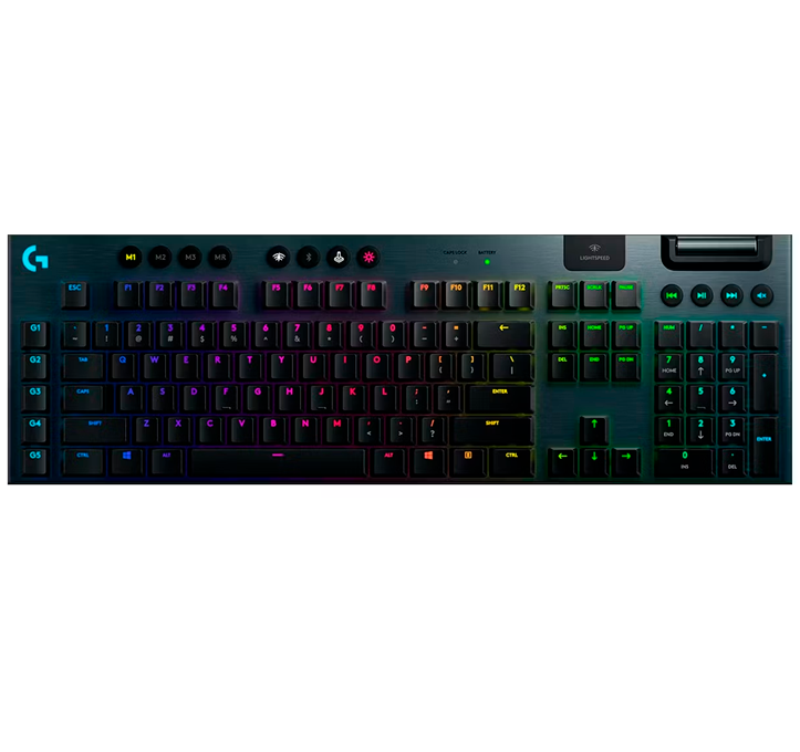 Teclado Gamer Mecánico Inalámbrico Logitech RGB G915-0