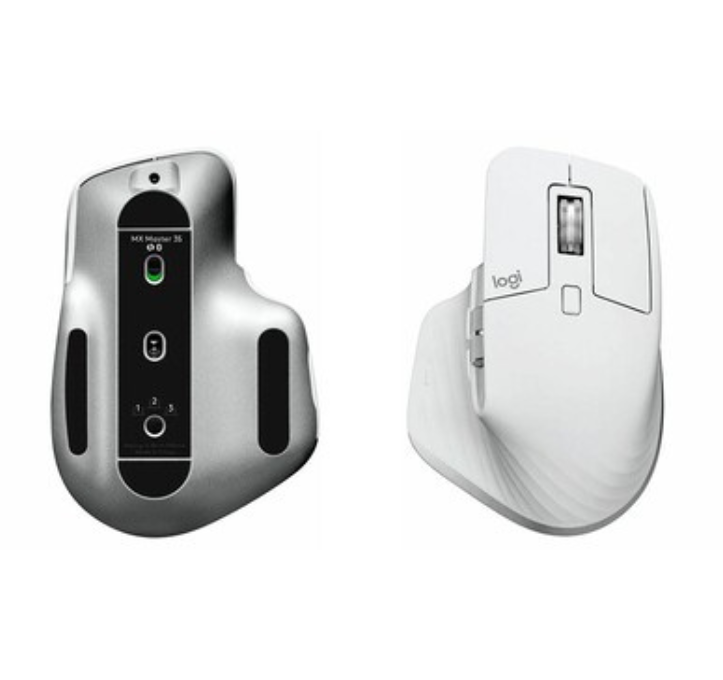 MOUSE LOGITECH MX MASTER 3S GRIS CLARO-3