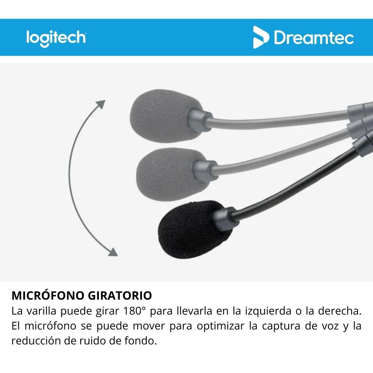 Audifonos Logitech H111 Stereo Headset Alambricos De 3,5 Mm-1