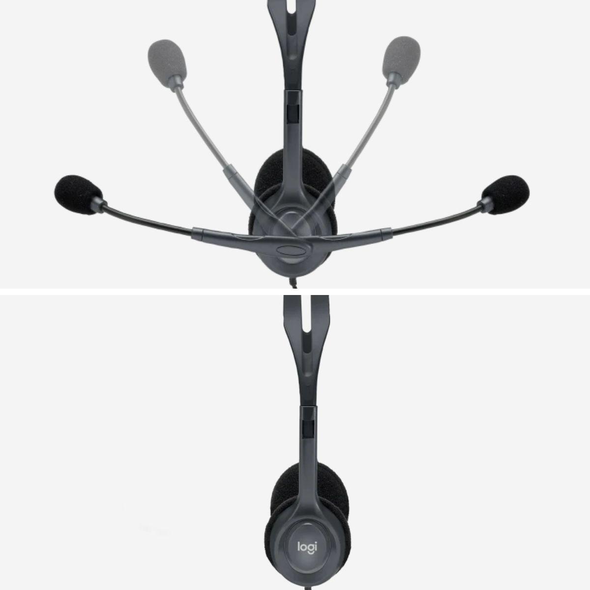 Audifonos Logitech H111 Stereo Headset Alambricos De 3,5 Mm-2