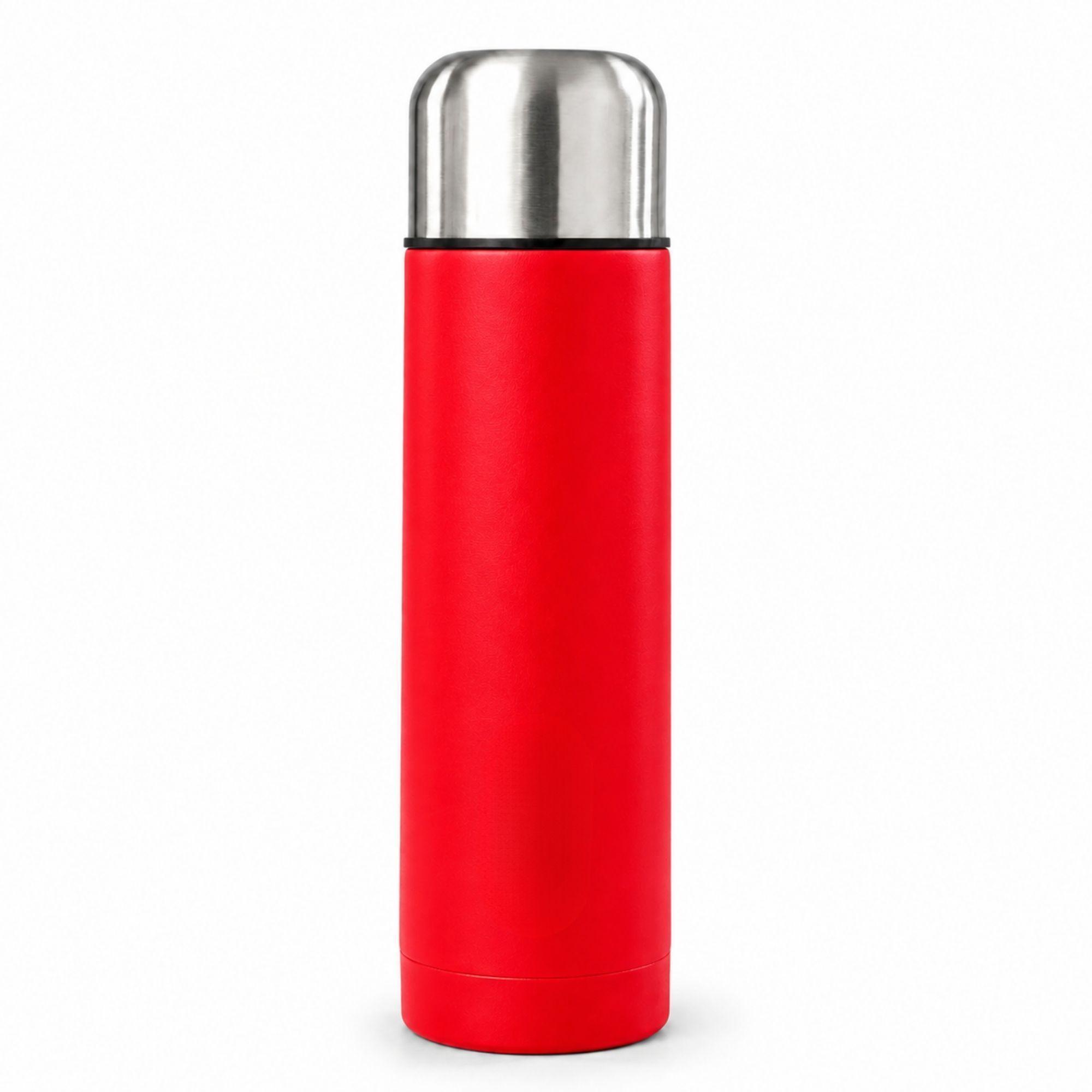 Termo Mate Acero Inoxidable Autocebante 2 en 1 Tawo 750 Ml Hermetico Antiderrame Rojo-4