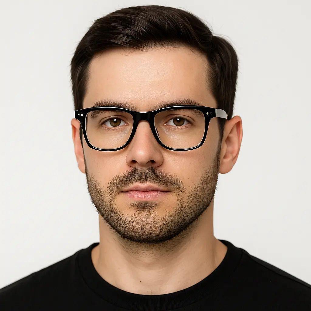 Lentes de Lectura Hombre Achik Vector Onyx Negro Anteojos lectura presbicia filtro luz azul-3