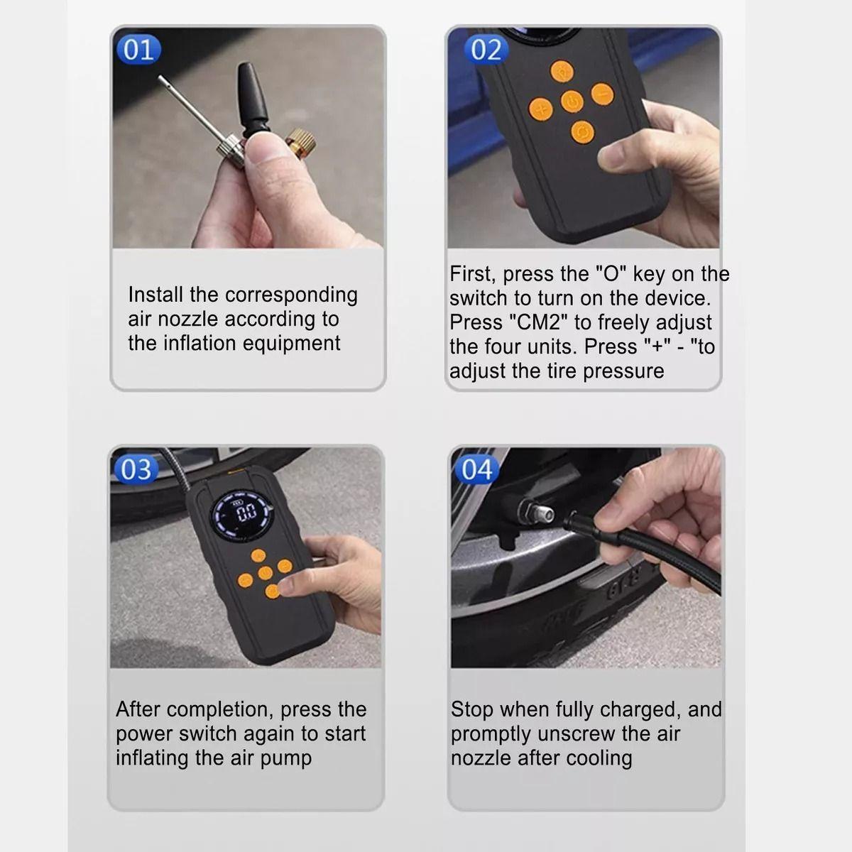 Kit Partidor Batería E Inflador De Neumáticos-3