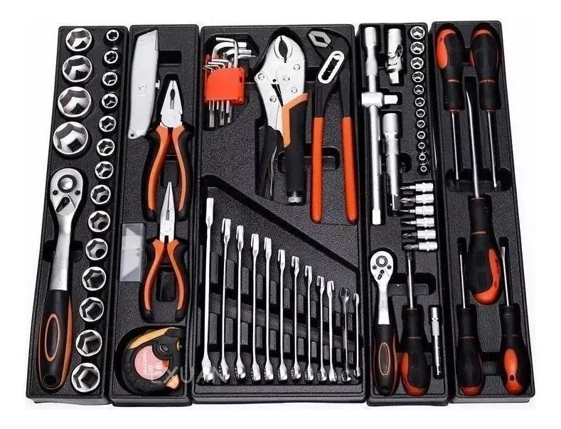 Caja De Herramientas Set 85 Pieza Plegable 5 Niveles-3