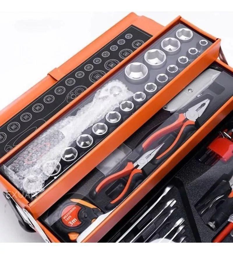 Caja De Herramientas Set 85 Pieza Plegable 5 Niveles-4