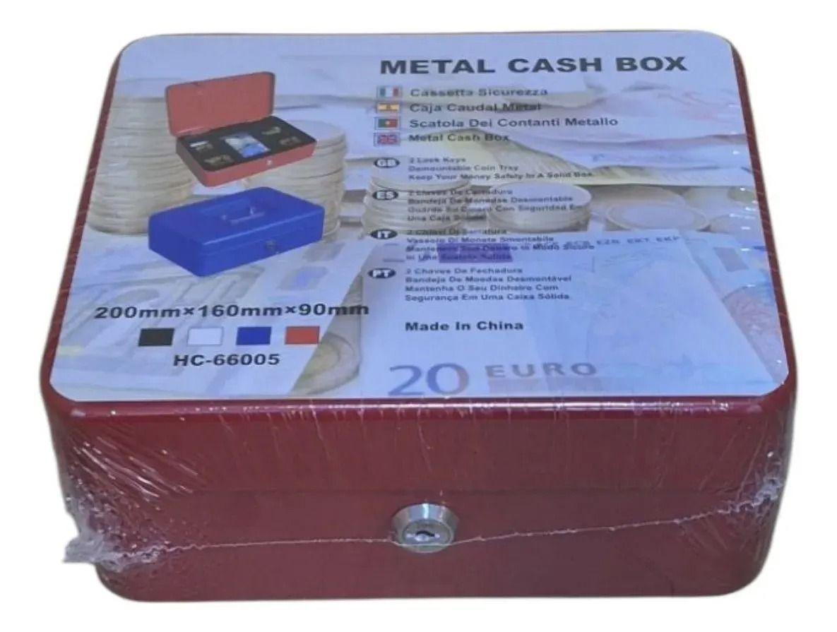 Caja Fuerte Met lica Dinero Llave Seguridad 15x12cm-3