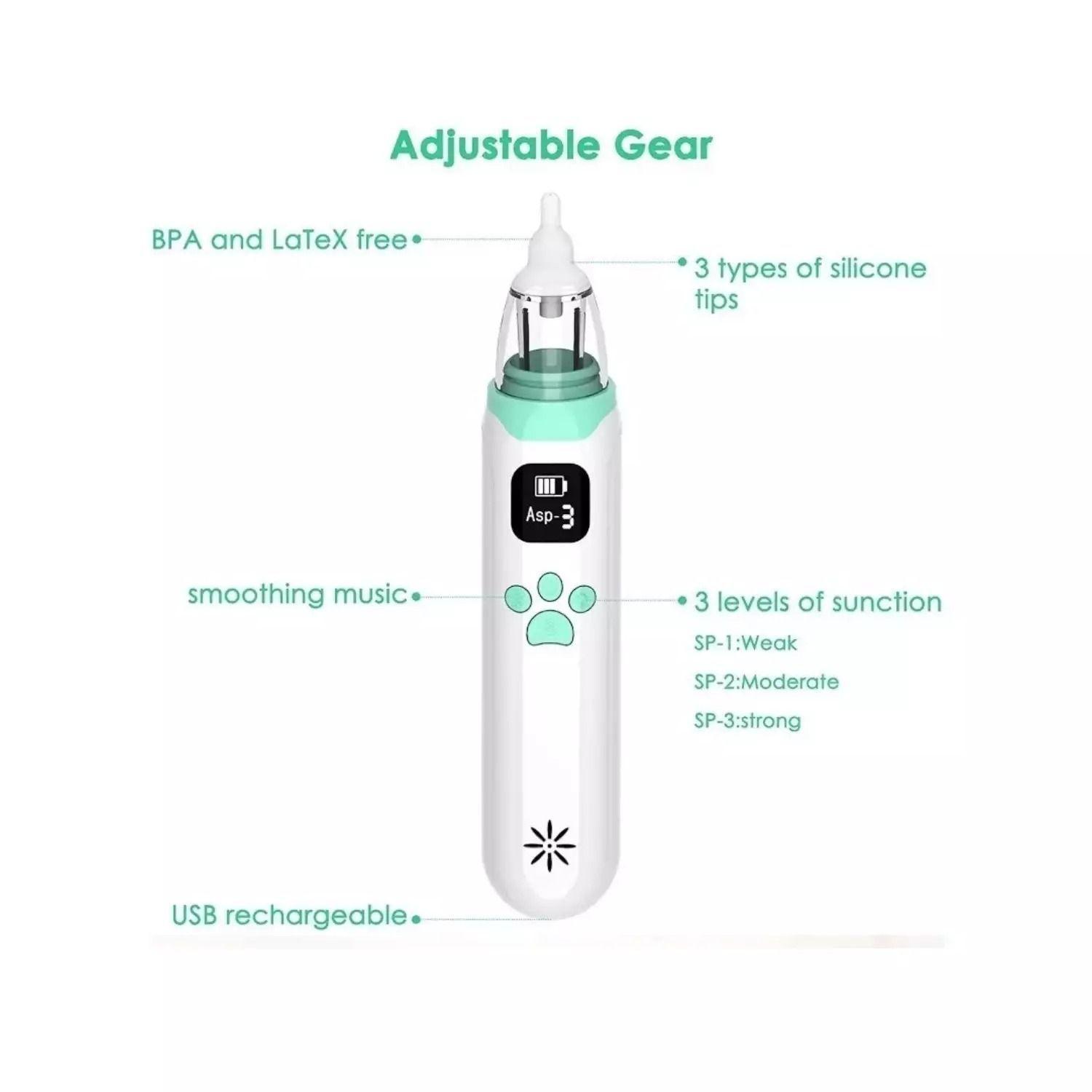 Aspirador Nasal De Remoci n Moco El ctrico Para Beb s-3