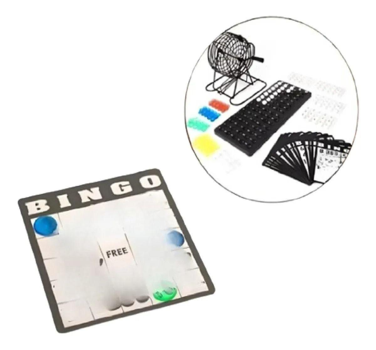 Juego De Bingo Clasico Tombola Y Fichas-2