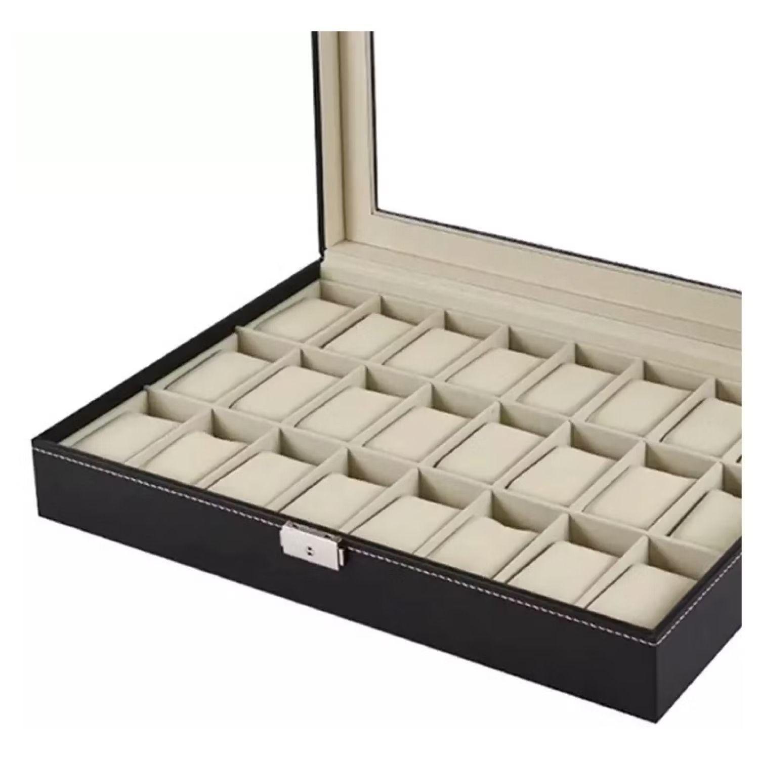 Caja Organizador Relojes Estuche Para Relojes Relojeria 24pc-3