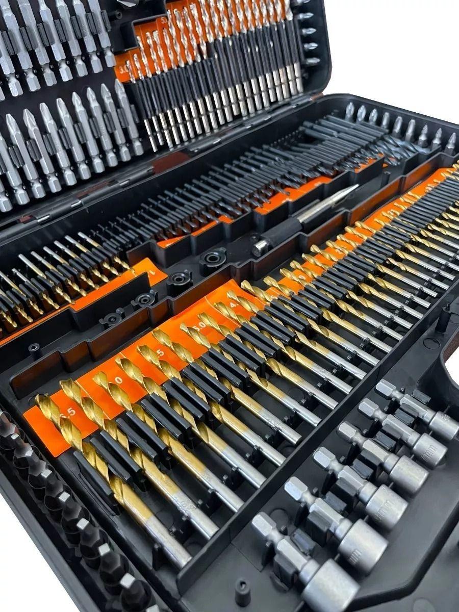 Caja de herramienta De 246 Puntas De Taladro, Brocas Y Dados-2