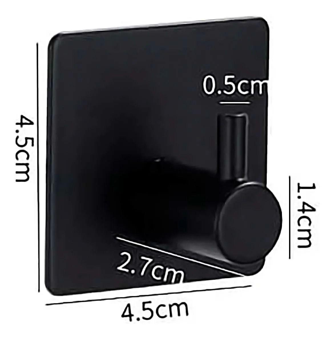 Gancho Pared Autoadhesivo Perchero Acero Inoxidable Colgador-4