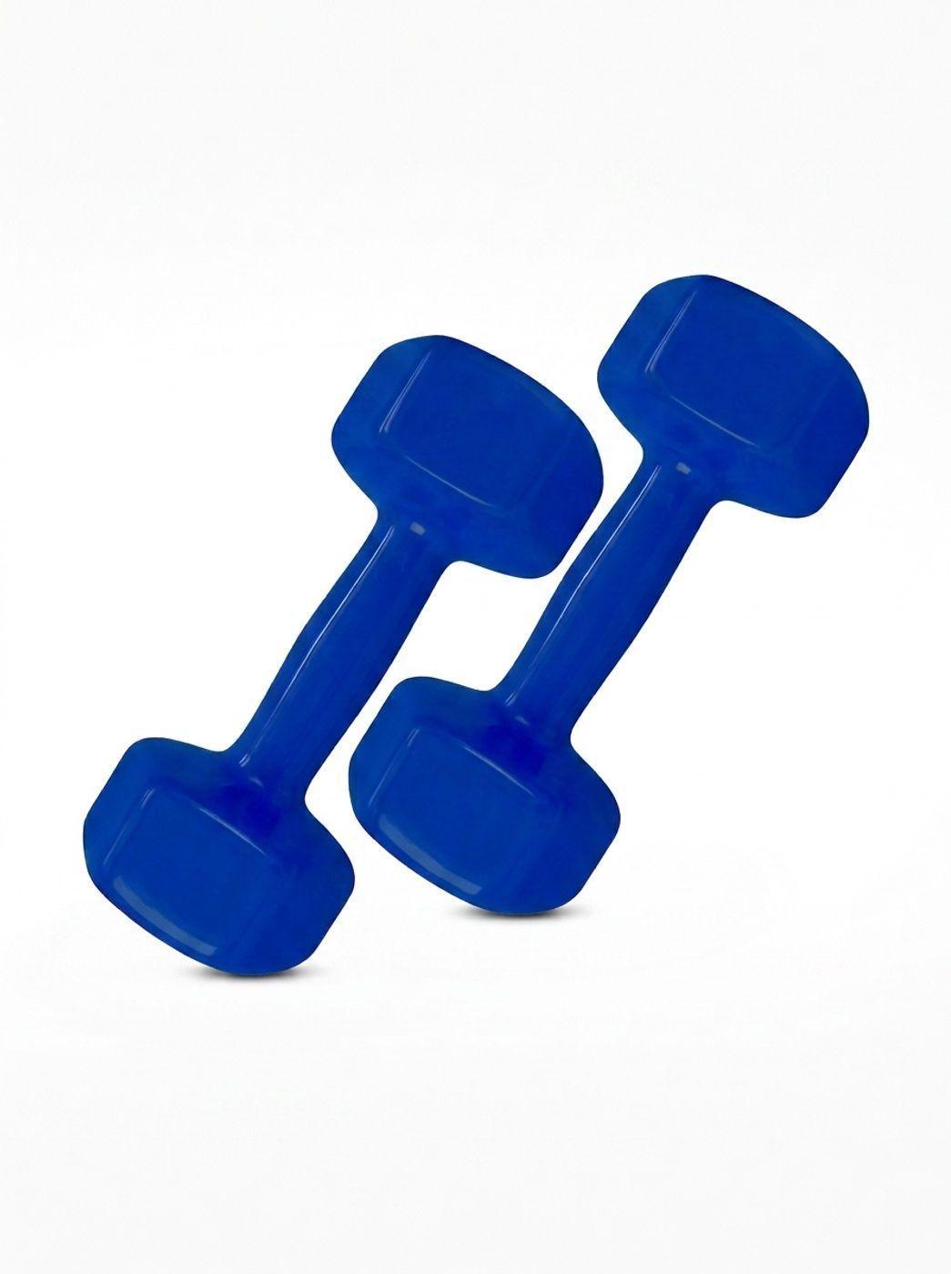 Set 2 Mancuernas 5kg CU Hexagonales Recubiertas De Vinilo-2