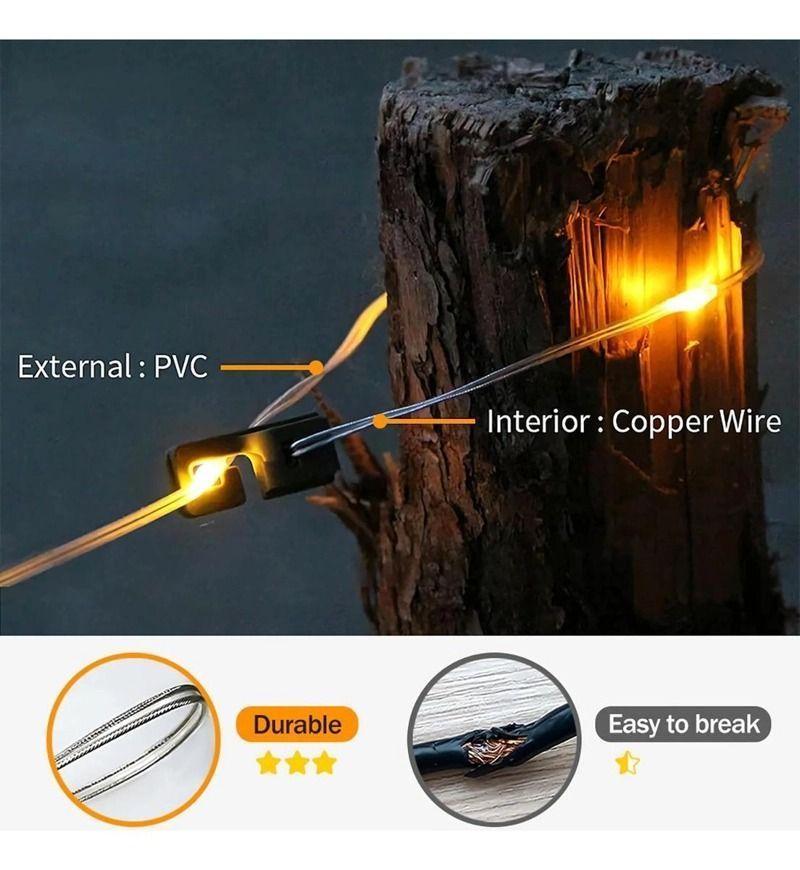 Cadena De Luces Para Camping Jardin Decoracion Guirnalda-3