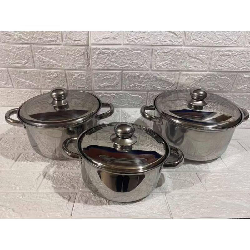 Juego de Batería de cocina de acero inoxidable 6 Piezas-2