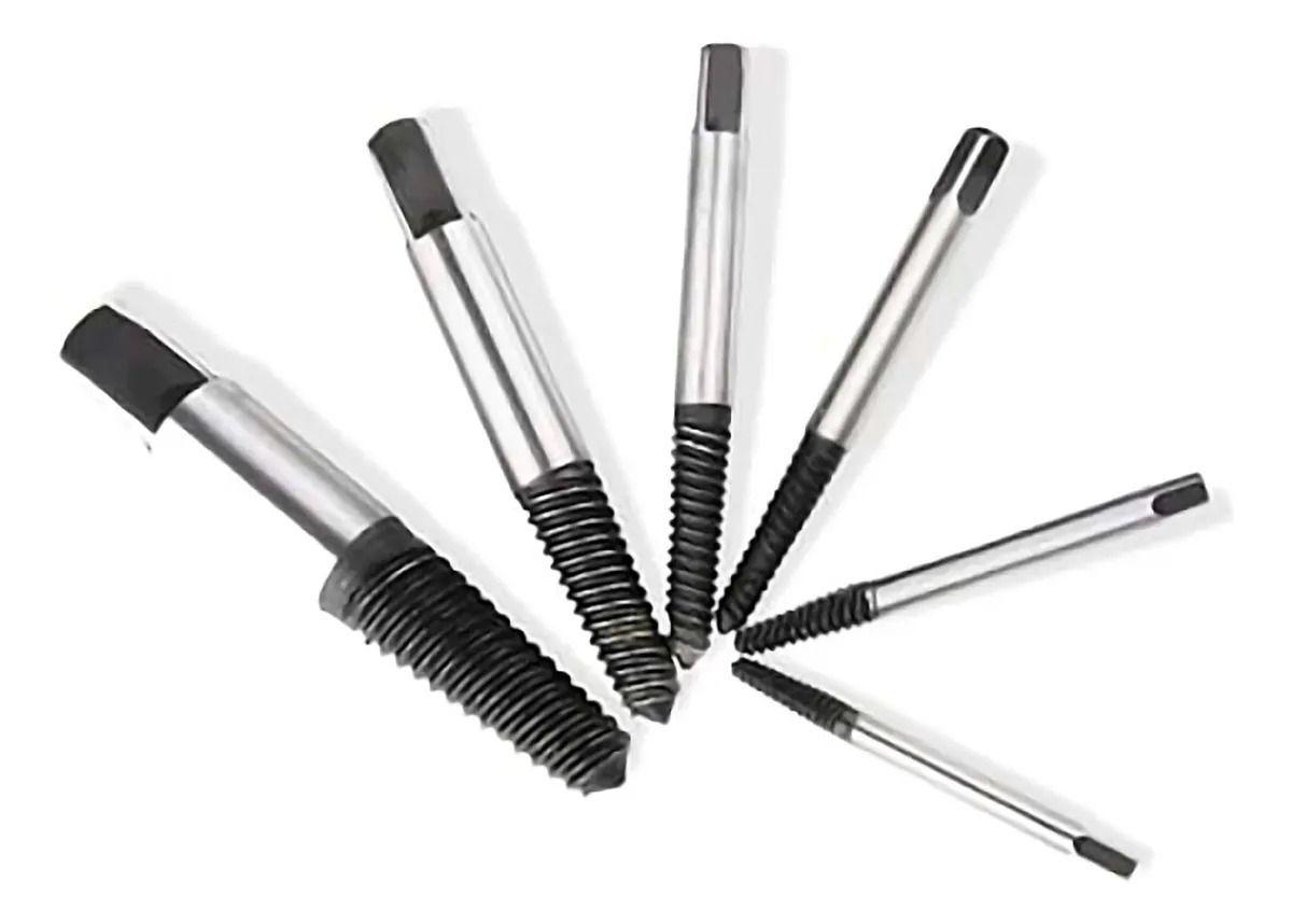 Juego Set Brocas Extractor De Tornillos Colas Chancho 6pcs-2