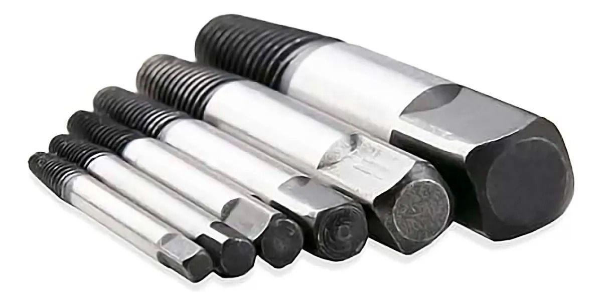 Juego Set Brocas Extractor De Tornillos Colas Chancho 6pcs-3