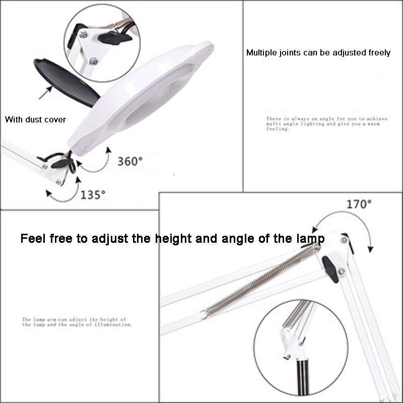 Lampara Lupa Led Con Soporte De Mesa-4